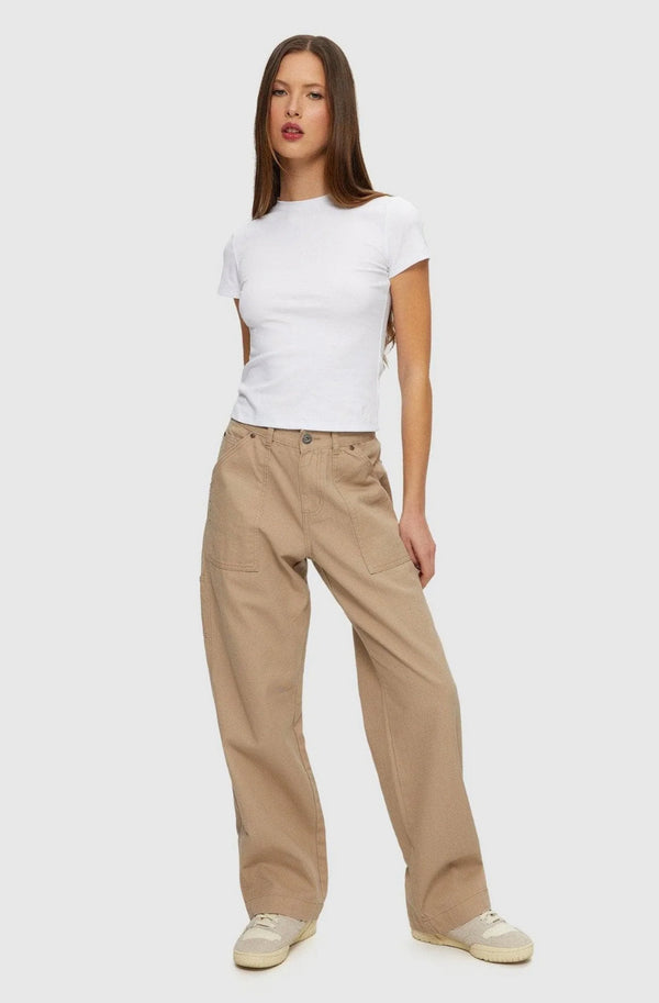 Baggy Low Rise Carpenter Pants | Sand | Kuwalla  Kuwalla    prem. clothing boutique Chatham, Ontario, Canada