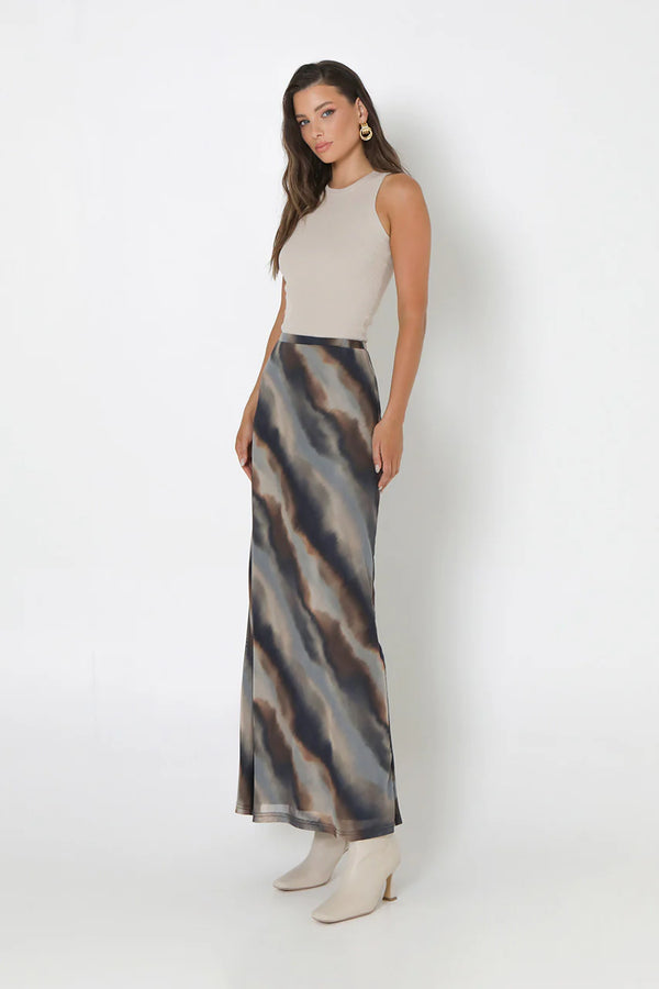 Beverly Maxi Skirt | Dusk | Madison the Label Maxi Skirt Madison the Label XS   prem. clothing boutique Chatham, Ontario, Canada