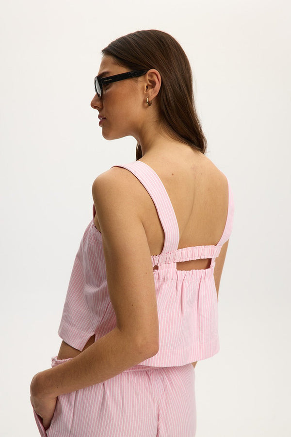 Bria Criss-Cross Top - Kuwalla Tops prem. prem. clothing boutique Chatham, Ontario, Canada