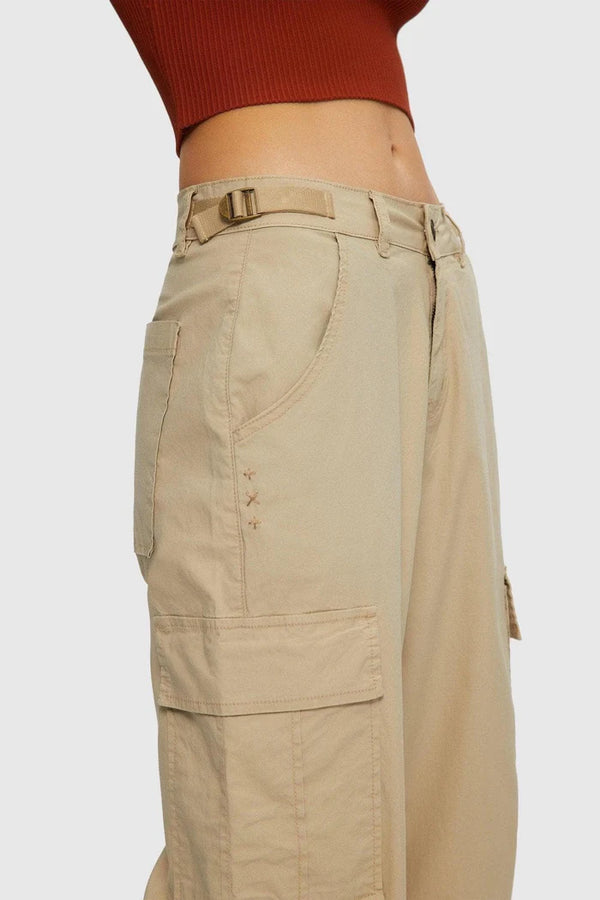 90s Wide Leg Cargo | Cream | Kuwalla Pants Kuwalla    prem. clothing boutique Chatham, Ontario, Canada