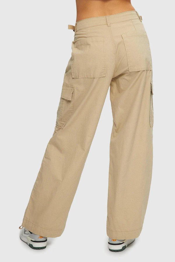 90s Wide Leg Cargo | Cream | Kuwalla Pants Kuwalla    prem. clothing boutique Chatham, Ontario, Canada