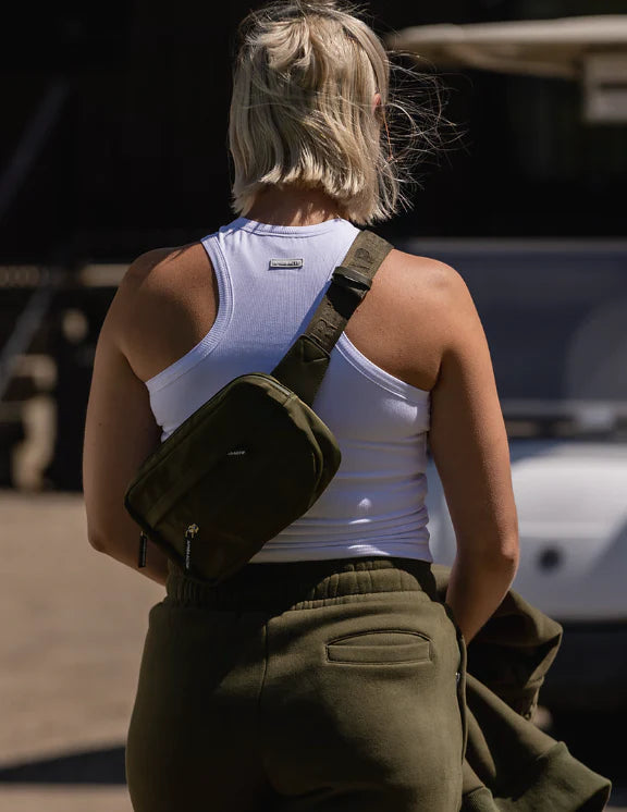 Après Belt Bag - Pine | Après Actif Handbag Après Actif    prem. clothing boutique Chatham, Ontario, Canada