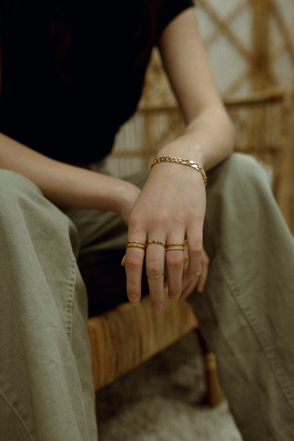 Amar Ring | Gold | Eliaszandella jewelry prem.    prem. clothing boutique Chatham, Ontario, Canada