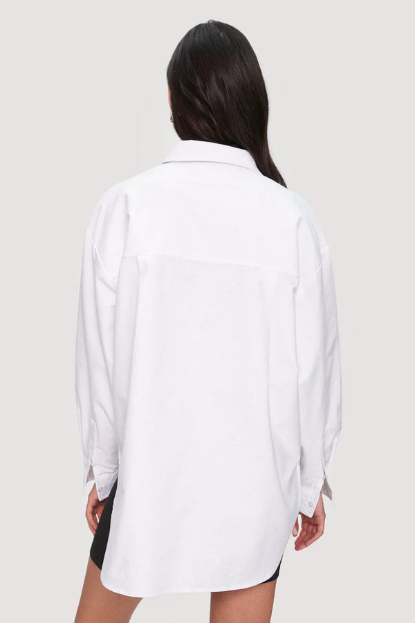 Oxford Blouse | White | Kuwalla  prem.    prem. clothing boutique Chatham, Ontario, Canada