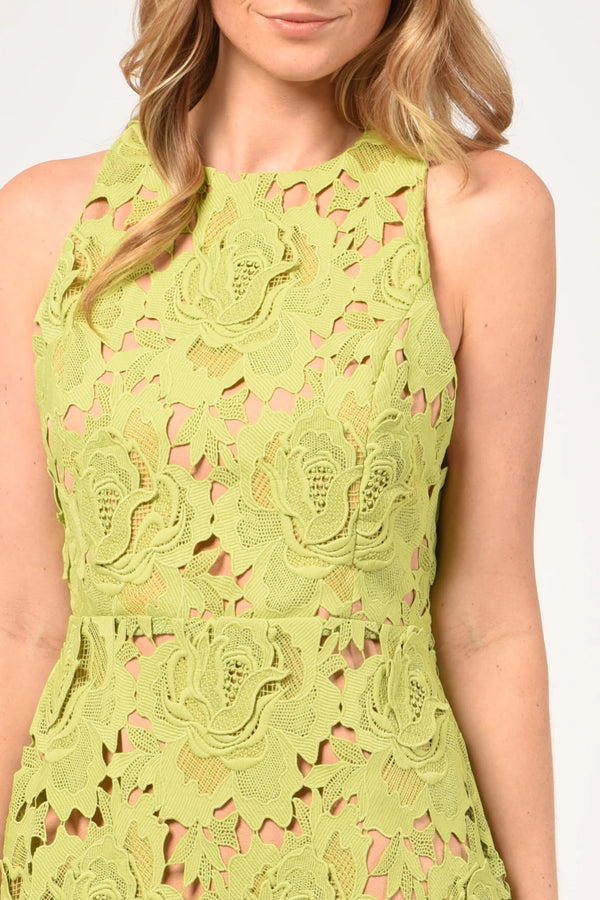 Cassie 3D Crochet Mini Dress | Adelyn Rae Dress Adelyn Rae    prem. clothing boutique Chatham, Ontario, Canada