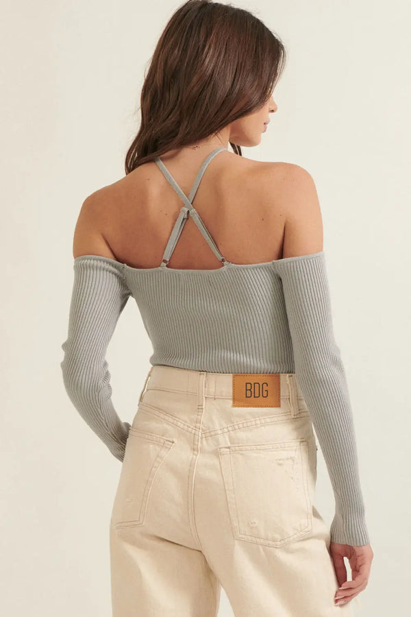 Off-Shoulder Bodysuit Shirt Promesa USA    prem. clothing boutique Chatham, Ontario, Canada