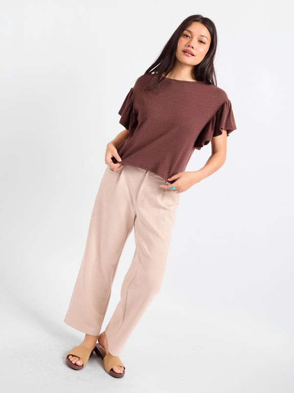 Delphine Ruffle Top - Sadie & Sage