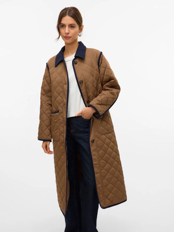Emily Long Coat - Vero Moda Jacket prem. prem. clothing boutique Chatham, Ontario, Canada