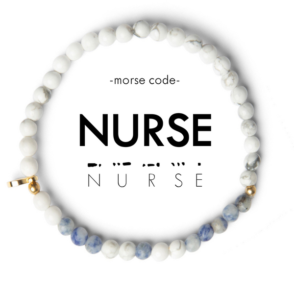 Morse Code Stacking Bracelet - Nurse - Ethic Goods jewelry prem. prem. clothing boutique Chatham, Ontario, Canada