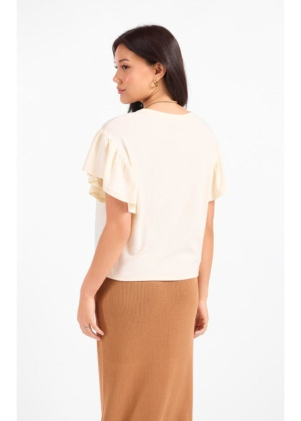 Delphine Ruffle Top - Sadie & Sage