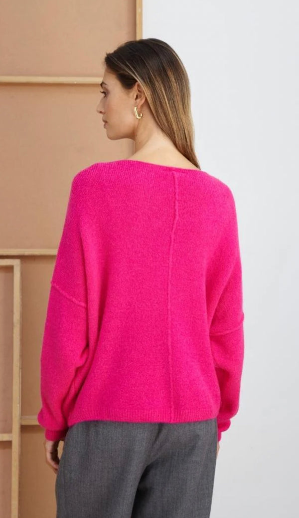 Hailey Sweater | Fuchsia | Charli Sweater Charli    prem. clothing boutique Chatham, Ontario, Canada