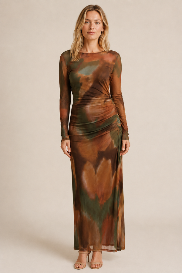 Sasha Mesh Midi - WILD PONY Dresses prem. prem. clothing boutique Chatham, Ontario, Canada