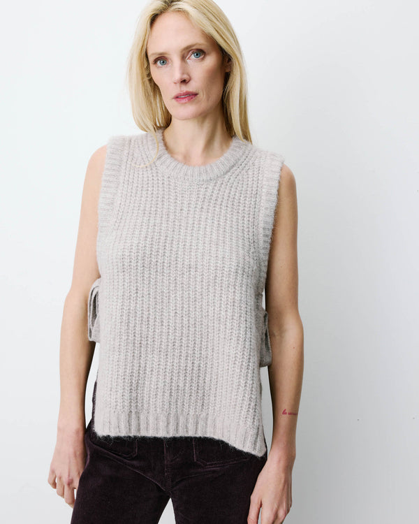 Argan Tie Sweater - Grace & Mila