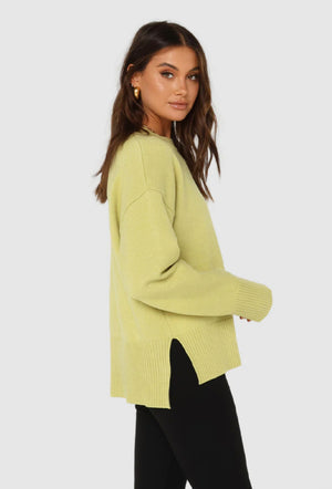 June Knit Jumper | Green | Madison the Label  Madison the Label    prem. clothing boutique Chatham, Ontario, Canada