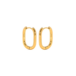 Genuine Hoop Earrings | e&e | Gold Earrings eLiasz and eLLa    prem. clothing boutique Chatham, Ontario, Canada