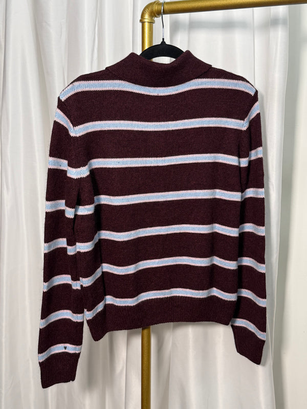 Bailey Relaxed Polo Sweater - Lucy Paris