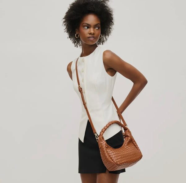 Laken Woven Shoulder Bag Hangbag prem. prem. clothing boutique Chatham, Ontario, Canada