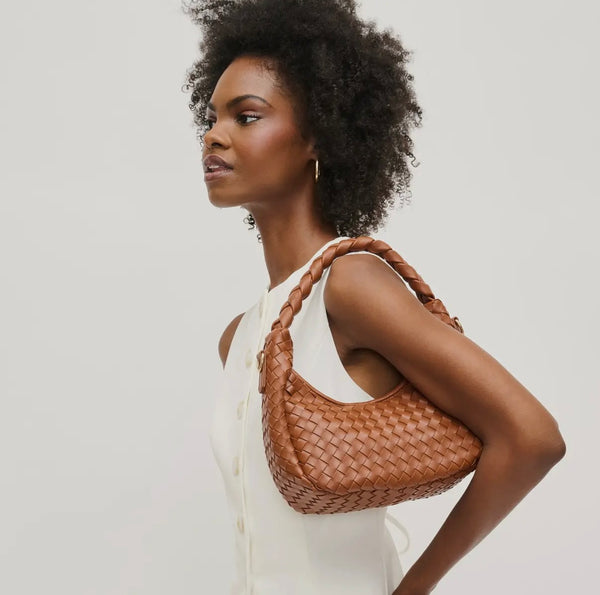Laken Woven Shoulder Bag Hangbag prem. prem. clothing boutique Chatham, Ontario, Canada