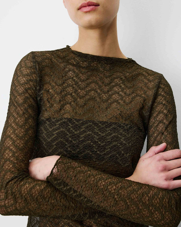 Aubé Lace Shirt - Grace & Mila