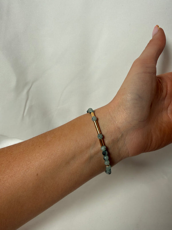Morse Code Stacking Bracelet - Strength - Ethic Goods jewelry prem. prem. clothing boutique Chatham, Ontario, Canada