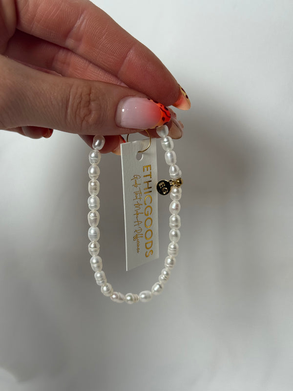 Signature Stacking Bracelet - Mother of Pearl - Ethic Goods jewelry prem. prem. clothing boutique Chatham, Ontario, Canada