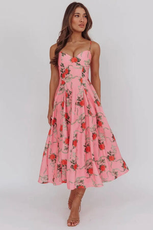 Jorja Vibrant Floral Maxi Dress - One and Only Collective Dresses prem. prem. clothing boutique Chatham, Ontario, Canada