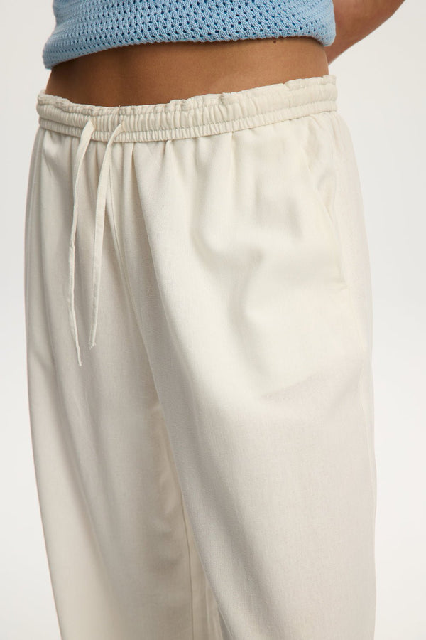 Freya Linen Wideleg Pant Pants prem. prem. clothing boutique Chatham, Ontario, Canada
