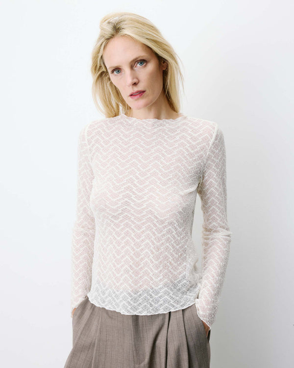 Aubé Lace Shirt - Grace & Mila