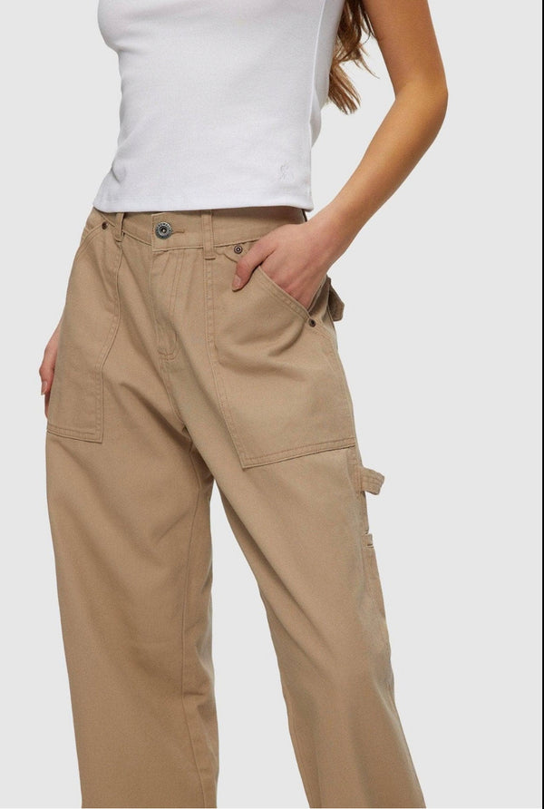 Baggy Low Rise Carpenter Pants | Sand | Kuwalla  Kuwalla    prem. clothing boutique Chatham, Ontario, Canada