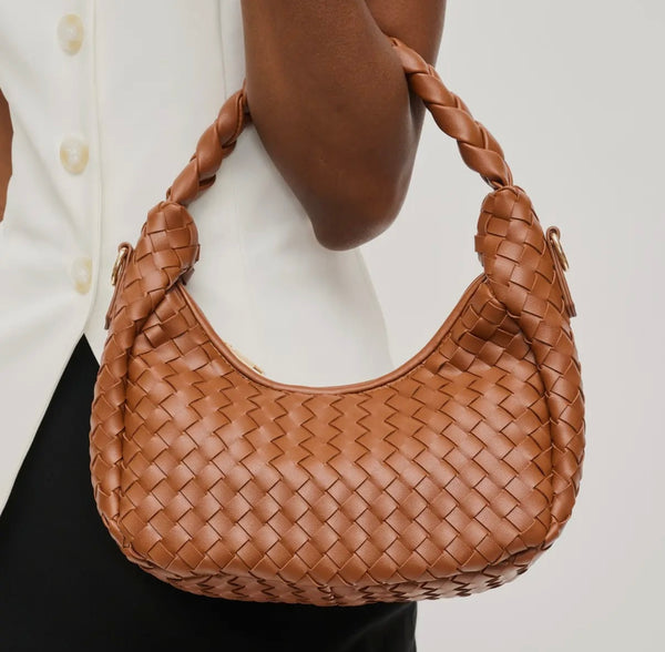 Laken Woven Shoulder Bag Hangbag prem. prem. clothing boutique Chatham, Ontario, Canada