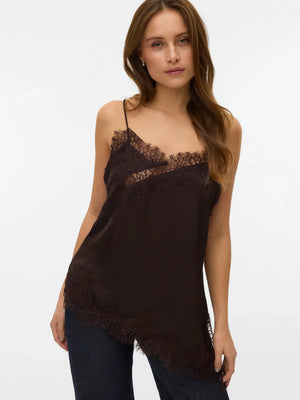 Julia Singlet Lace Top- VERO MODA Tank Top prem. prem. clothing boutique Chatham, Ontario, Canada