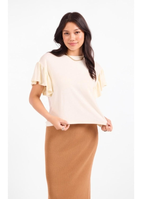 Delphine Ruffle Top - Sadie & Sage