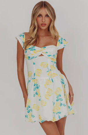 Sunny Rose Mini Dress Dresses prem. prem. clothing boutique Chatham, Ontario, Canada
