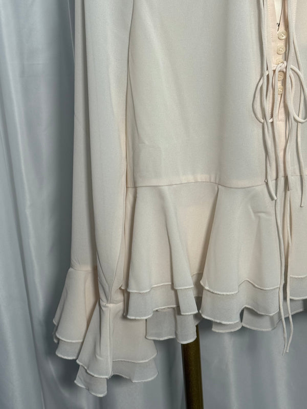 Petal Tie Blouse - Lucy Paris