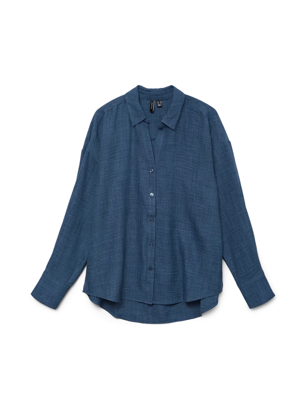 VMMelaney Queeny LS Shirt - Vero Moda Shirt prem. prem. clothing boutique Chatham, Ontario, Canada