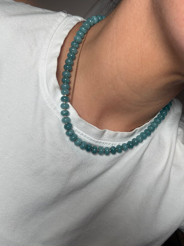 Bold Stone Necklace - Jasper - Ethic Goods jewelry prem. prem. clothing boutique Chatham, Ontario, Canada