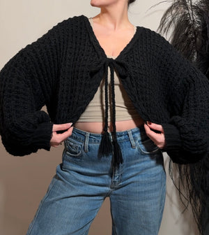 Kenzie Knit Bolero Sweaters prem. prem. clothing boutique Chatham, Ontario, Canada