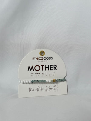 Morse Code Stacking Bracelet - Mother - Ethic Goods jewelry prem. prem. clothing boutique Chatham, Ontario, Canada