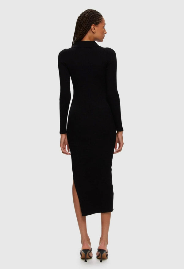 Long Sleeve Collared Dress | Size Large Dress Kuwalla    prem. clothing boutique Chatham, Ontario, Canada