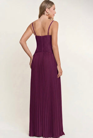 Juliette Corset Pleated Dress - Maniju Dresses prem. prem. clothing boutique Chatham, Ontario, Canada