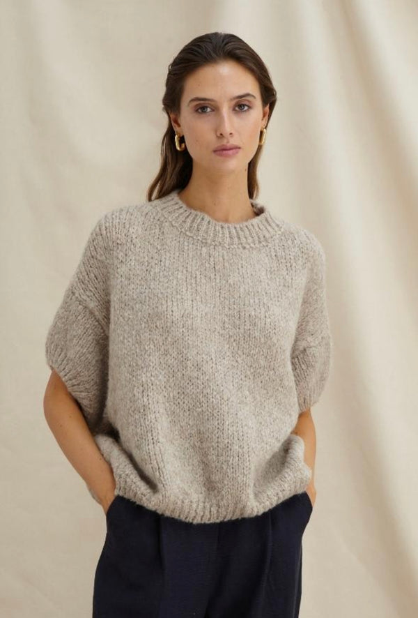 Rosalia Sweater | Oatmeal | Charli Sweater Charli    prem. clothing boutique Chatham, Ontario, Canada