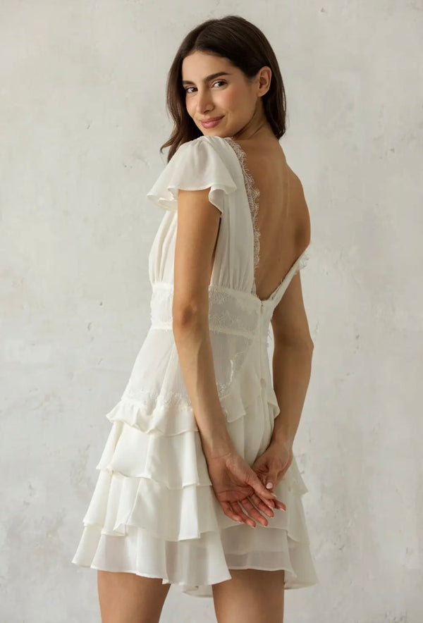 Gloria Lace Mini Dress