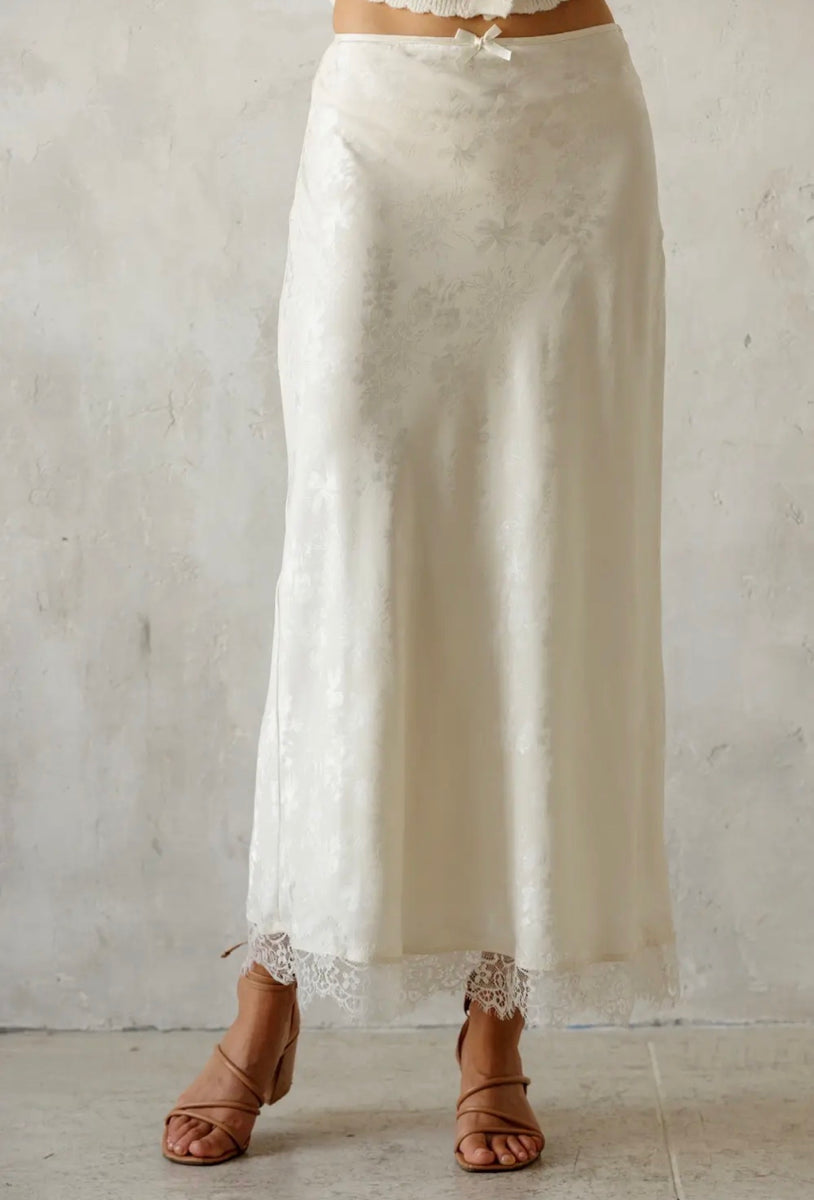 Haylee Lace Trim Skirt – prem.