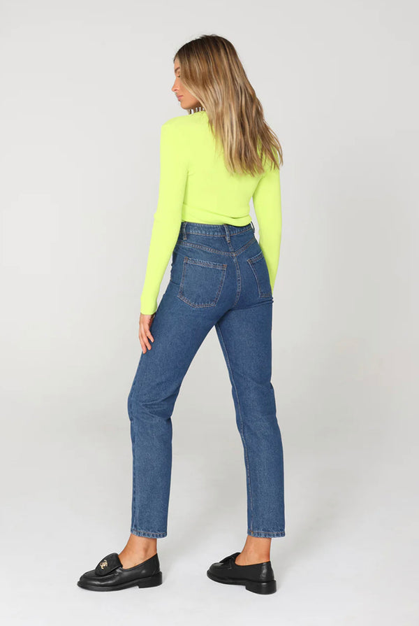Olivia Knit Top | Lime | Madison the Label Tops Madison the Label    prem. clothing boutique Chatham, Ontario, Canada