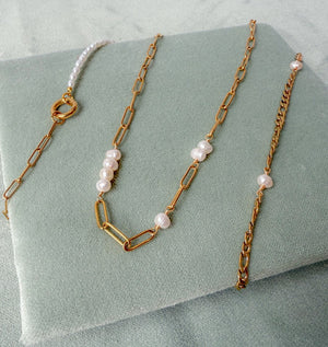 Morse Code Paperclip Chain Necklace - Love - Ethic Goods jewelry prem. prem. clothing boutique Chatham, Ontario, Canada