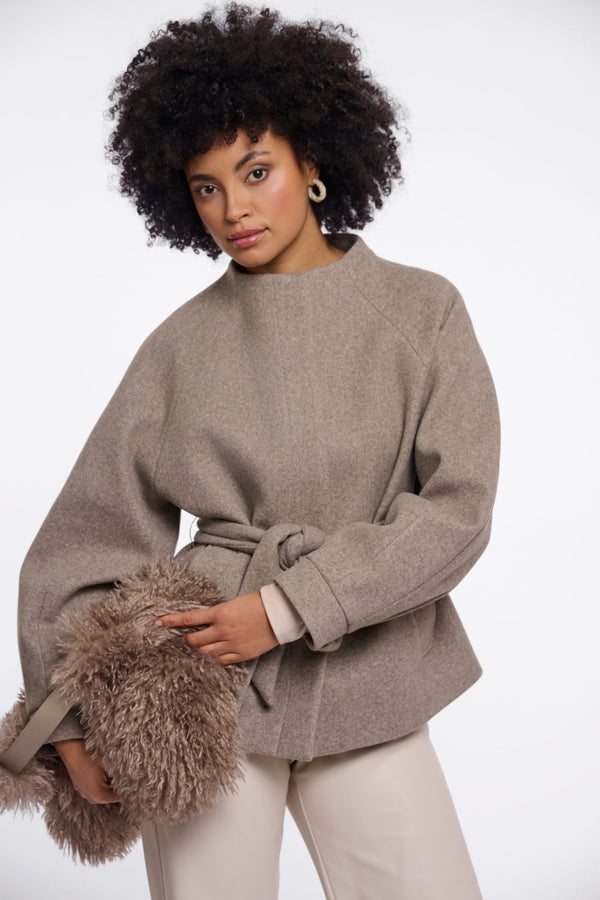 Cornelia Short Coat - Rino & Pelle Jacket prem. prem. clothing boutique Chatham, Ontario, Canada