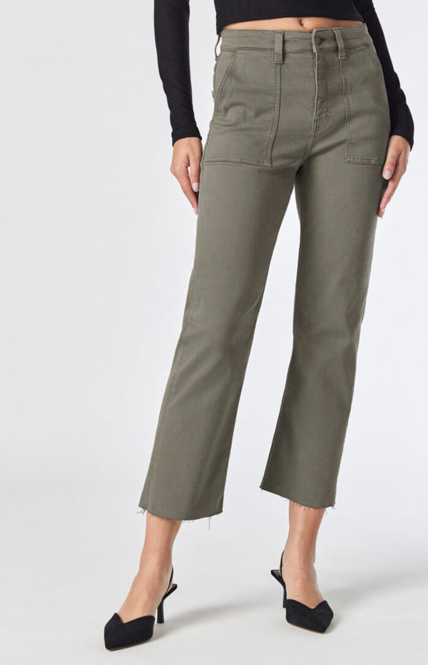 Sheila Straight Leg | Kalamata Twill | Mavi Jeans Pants Mavi Jeans 24   prem. clothing boutique Chatham, Ontario, Canada