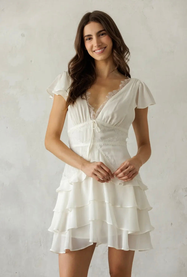 Gloria Lace Mini Dress