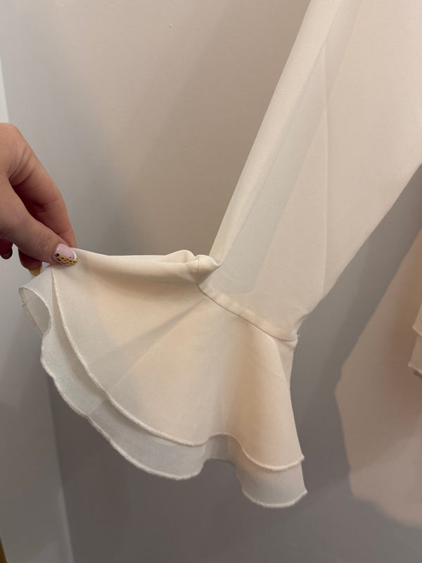 Petal Tie Blouse - Lucy Paris
