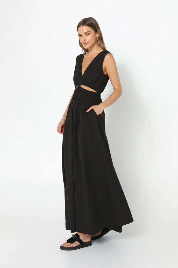 Arlo Maxi Dress | Black | Madison the Label Dress Madison the Label X-Small   prem. clothing boutique Chatham, Ontario, Canada